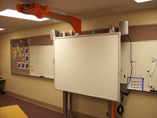 How do you use a Promethean interactive whiteboard?